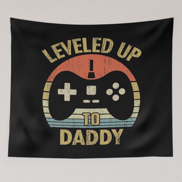 Item preview, Leveled Up To Daddy - New Dad First Time Dad Daddy To Be Fathers Day Gift Video Gamer designed and sold by nana1099.