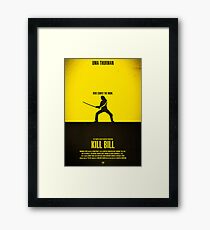 Movie Poster - "KILL BILL - Vol.1" Framed Print