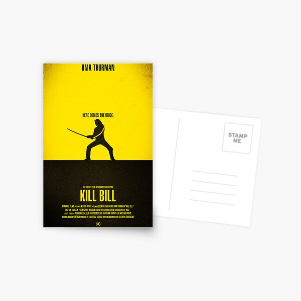 Movie Poster - "KILL BILL - Vol.1" Postcard