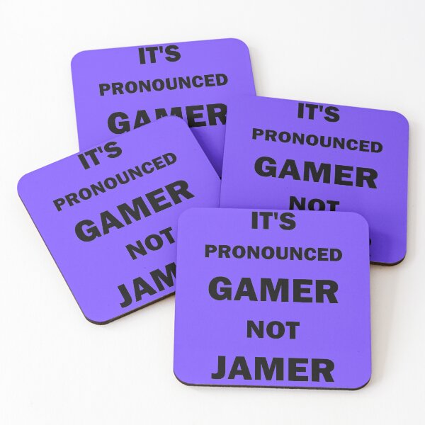 Item preview, It's Pronounced Gamer not Jamer Black designed and sold by bebopboop.