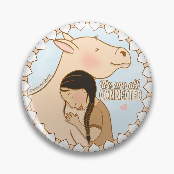 Item preview, WE ARE ALL CONNECTED VEGAN COW COWS designed and sold by wiboandbear.