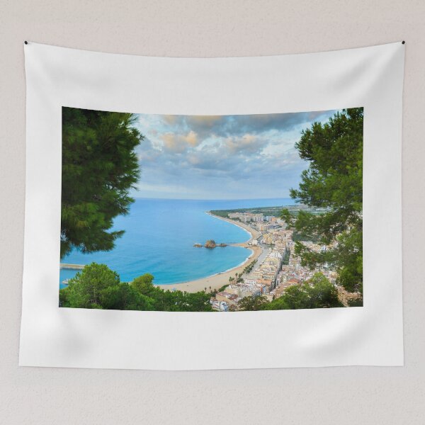 Item preview, City, beach and cove of Blanes designed and sold by Gaël FONTAINE.
