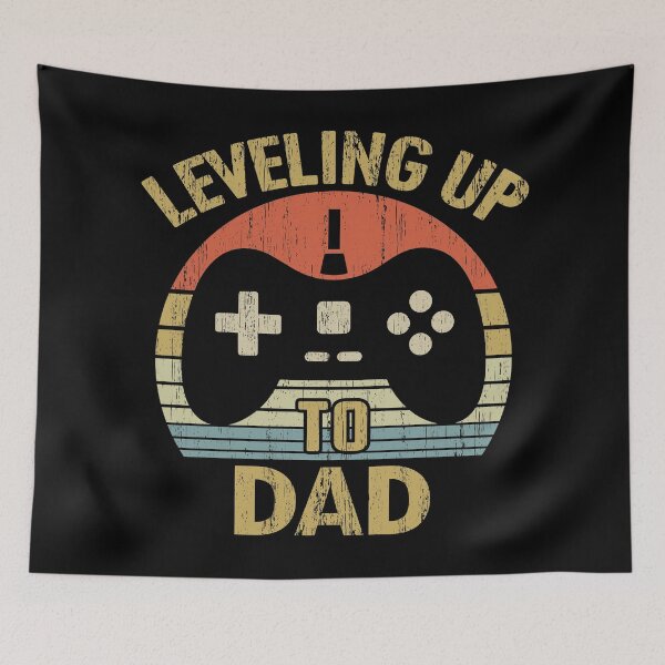 Item preview, Leveling Up To Dad - New Dad First Time Dad Daddy To Be Fathers Day Gift Video Gamer designed and sold by nana1099.