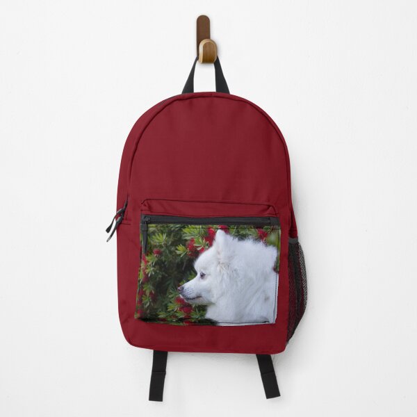 Item preview, Japanese Spitz Rocking Around The Christmas Tree designed and sold by KarenWoodArt.