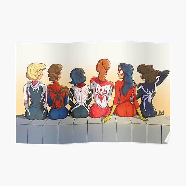 Spider girls Back Catalog Poster