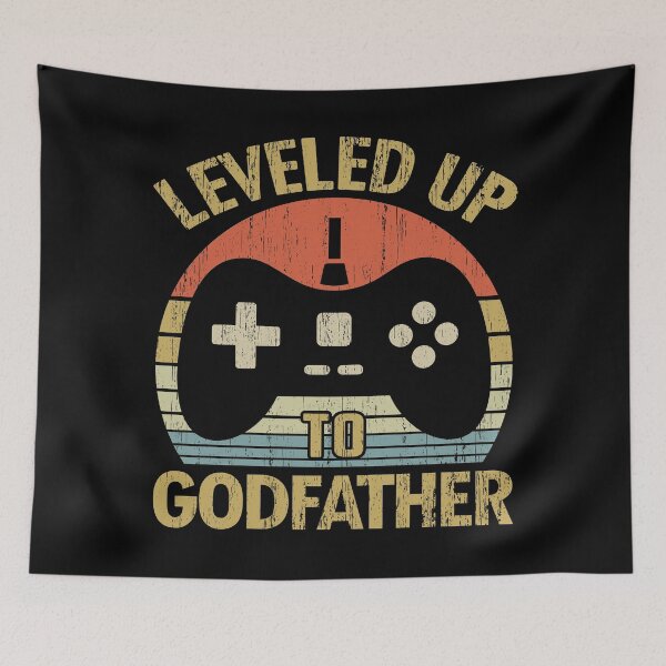 Item preview, Leveled Up To Godfather - Fathers Day Gift Video Gamer designed and sold by nana1099.