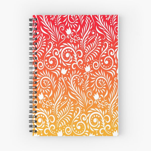 Item preview, Floral and Leaves - Tangerine & Orange (Citrus Lover Collection) designed and sold by CreativityRoams.