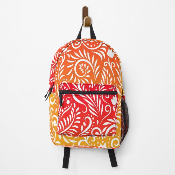 Item preview, Floral and Leaves - Tangerine & Orange (Citrus Lover Collection) designed and sold by CreativityRoams.