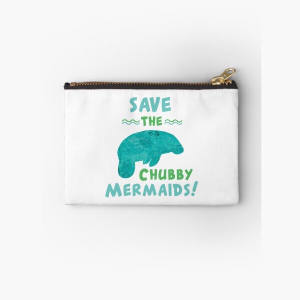 Item preview, Save The Chubby Mermaids - Save The Manatees designed and sold by RocketPunchSC.