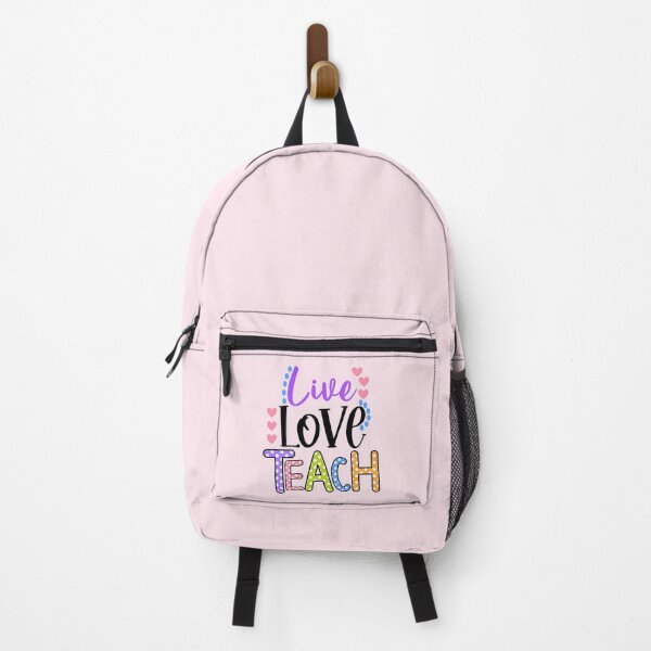 Item preview, Live love teach cute teacher student school class teaching gift appreciation heart designed and sold by tiffanator606.