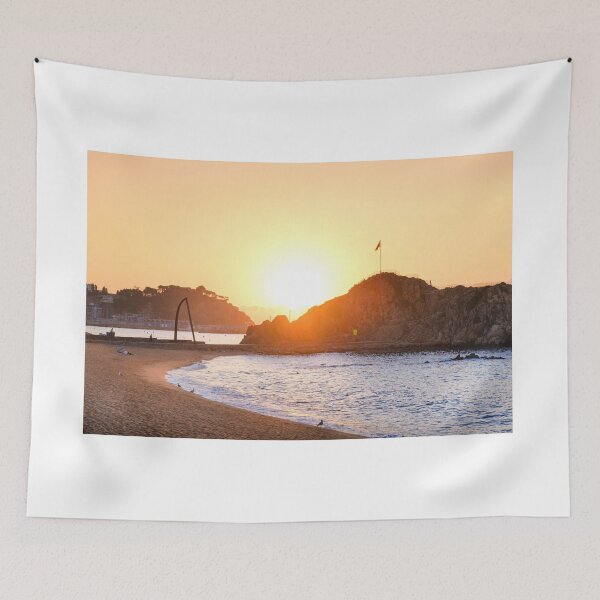 Item preview, Sunrise over the beach of Blanes designed and sold by Gaël FONTAINE.