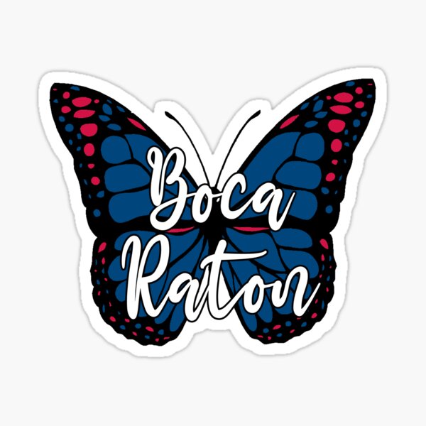 Artikel-Vorschau von Boca Raton Universität Schmetterling, designt und verkauft von NicholasForbes.