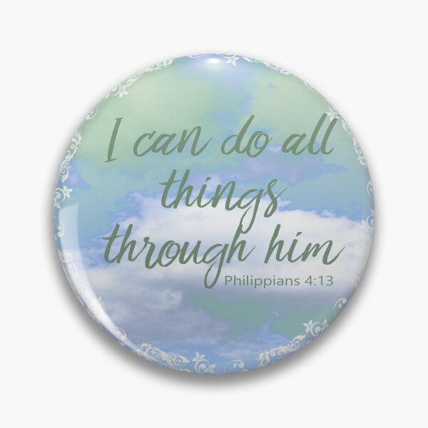 Item preview, All Things Through Him  designed and sold by 3QuartersToday.