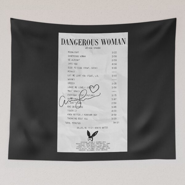 Item preview, album receipt designed and sold by Jenna Gardner.