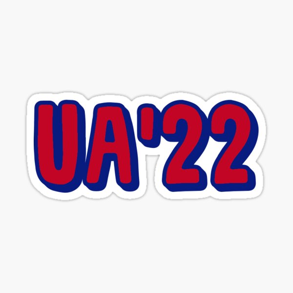 "UA'22" Sticker for Sale by Czarinnnaaaa | Redbubble