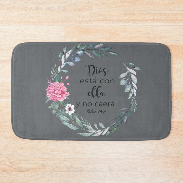 Item preview, Dios está con ella y no caerá, Spanish Bible Quote designed and sold by latiendadearyam.