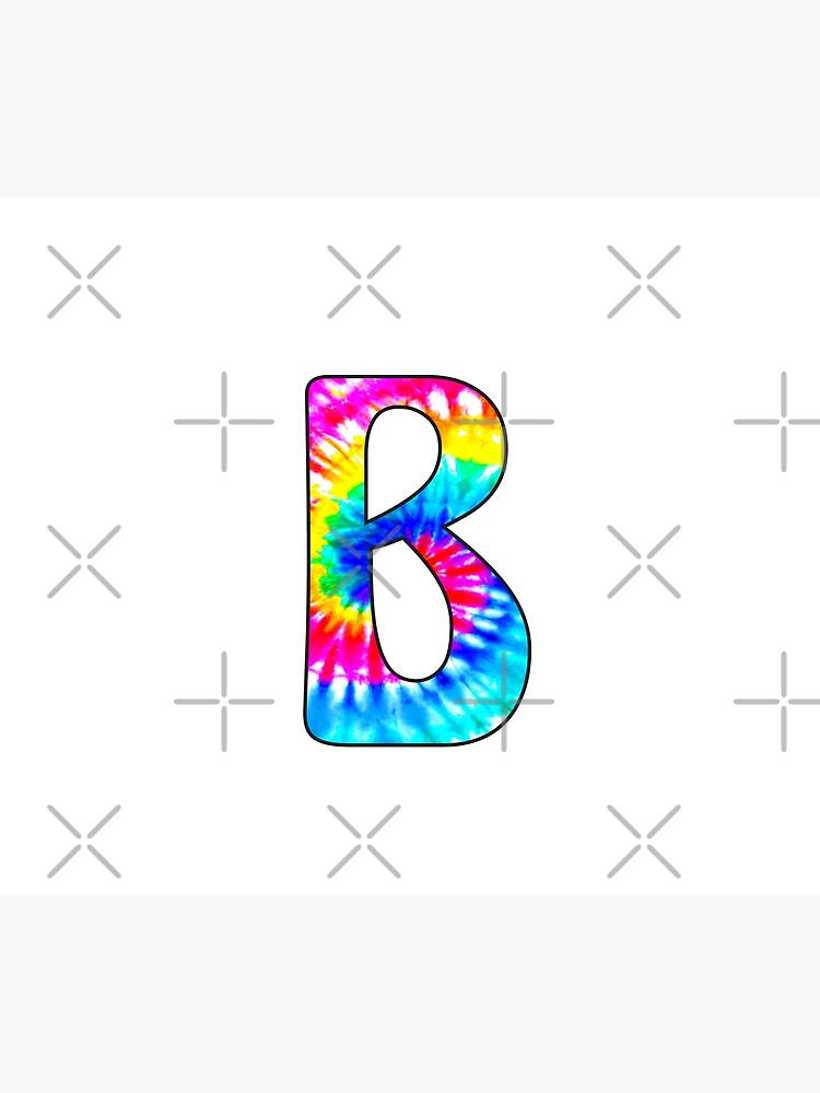 "Tie Dye Letter B" Poster For Sale By Tetete | Redbubble