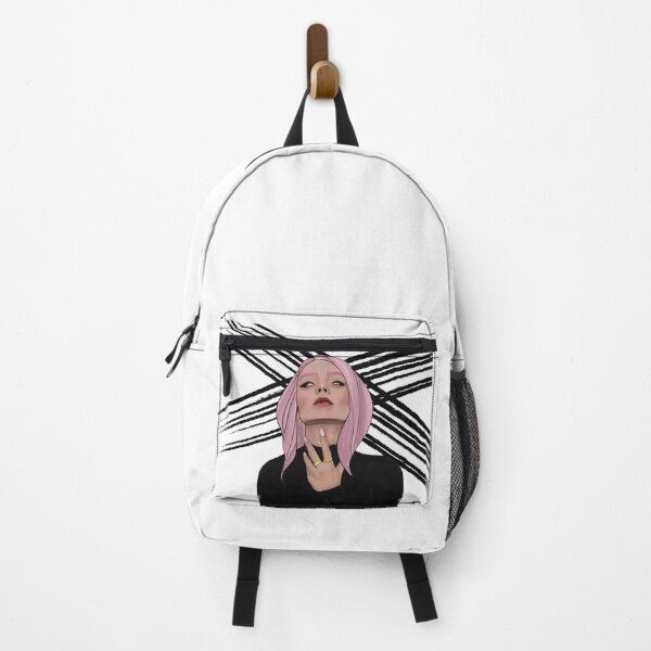 Item preview, Breathe - Pink Hair Babe - Pop Art  designed and sold by Aryeh Studio.