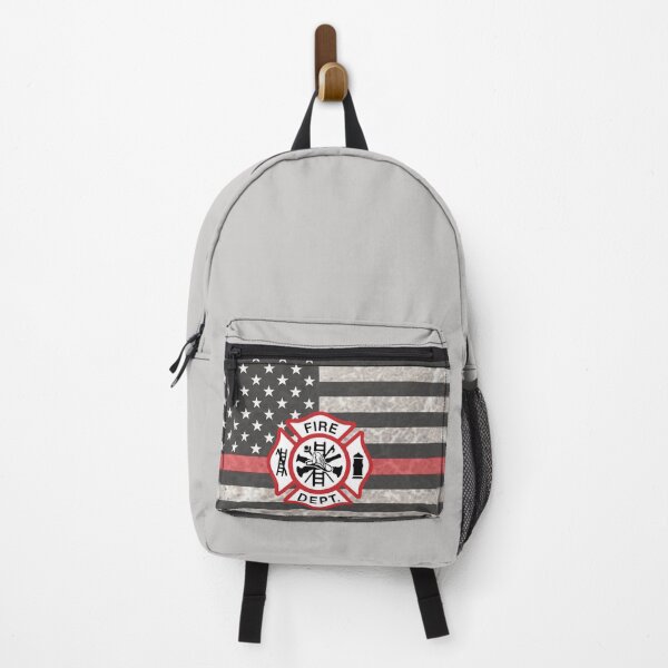 Item preview, Firefighter Gifts, Thin Red Line Flag with Grunge Overlay designed and sold by 3QuartersToday.