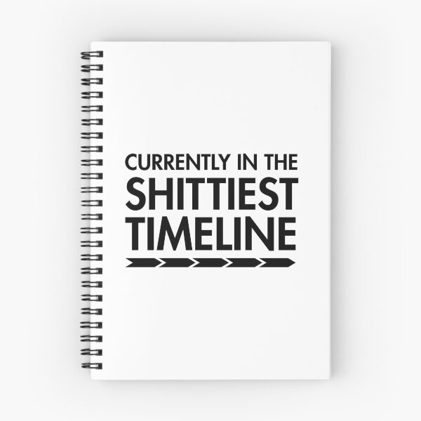 Item preview, Currently In The Shittiest Timeline Black designed and sold by ShinsenMerch.
