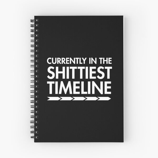Item preview, Currently In The Shittiest Timeline White designed and sold by ShinsenMerch.