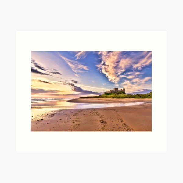 Bamburgh Sunrise Art Print