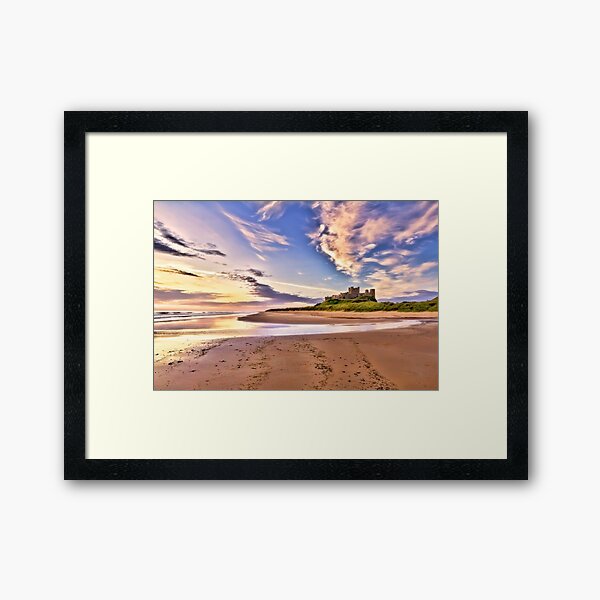Bamburgh Sunrise Framed Art Print