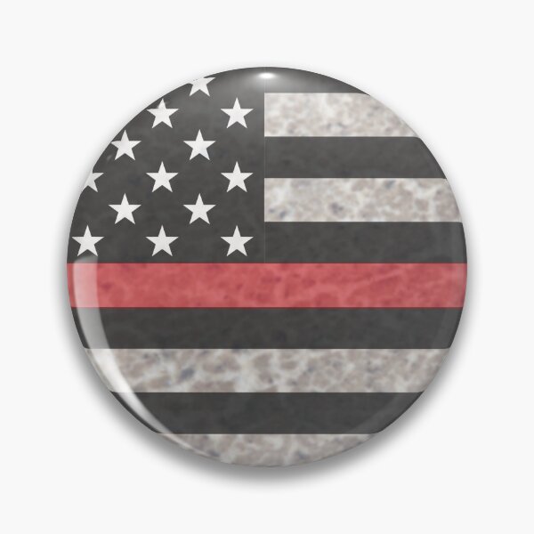 Item preview, Grunge Thin Red Line Flag - Firefighter Gifts for Families designed and sold by 3QuartersToday.