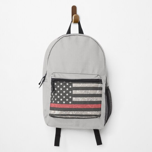 Item preview, Grunge Thin Red Line Flag - Firefighter Gifts for Families designed and sold by 3QuartersToday.
