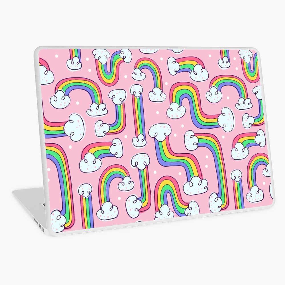 Curvy Rainbows Laptop Skin