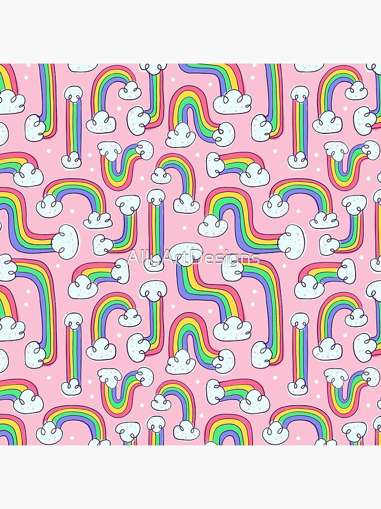 Curvy Rainbows by AllyArtDesigns