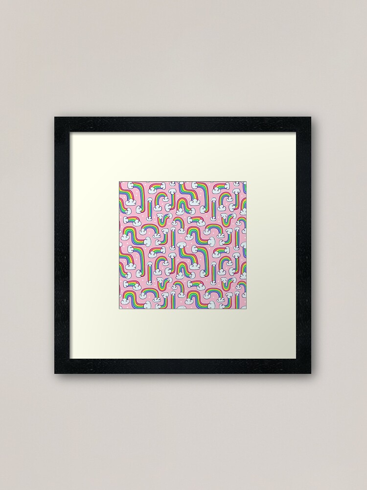 Alternate view of PRIDE Rainbows Framed Art Print