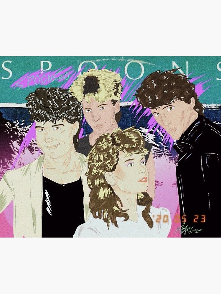 "The Spoons band " Poster for Sale by Blackened88 Redbubble