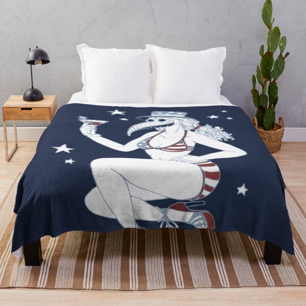Item preview, American Quarantini Stars & Stripes Pinup designed and sold by OneHorn.