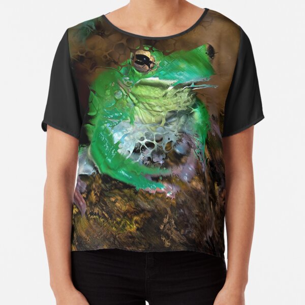 Fractured Spring 4 Chiffon Top