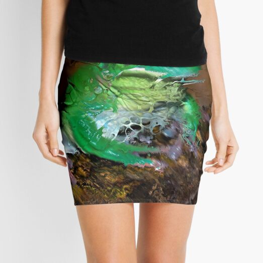 Fractured Spring 4 Mini Skirt