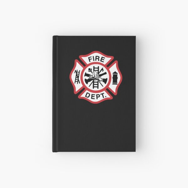 Firefighter Maltese Cross - Firefighter Gifts for Families Hardcover Journal