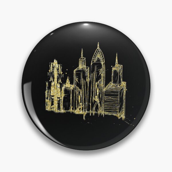 Item preview, Golden New York on Black designed and sold by Elisabeth Lucas.
