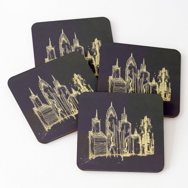 Item preview, Golden New York on Black designed and sold by Elisabeth Lucas.