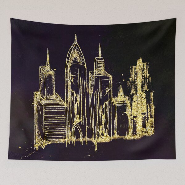 Item preview, Golden New York on Black designed and sold by Elisabeth Lucas.