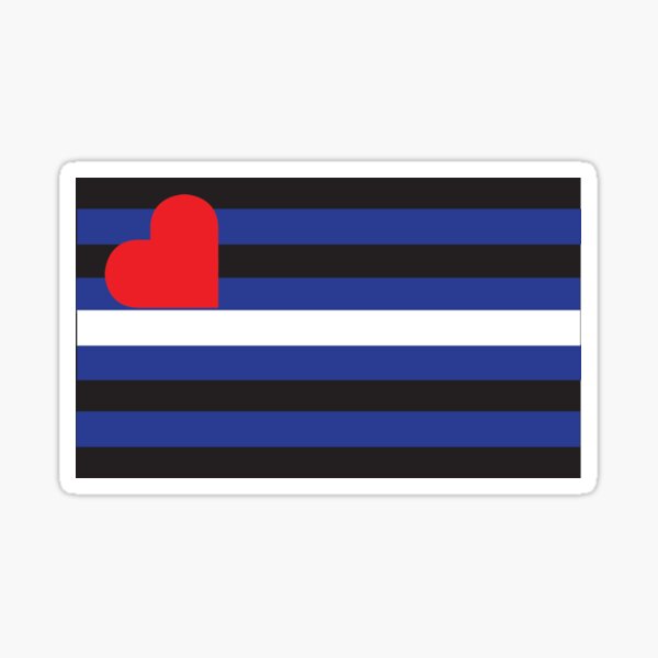 Leather Pride Flag Sticker