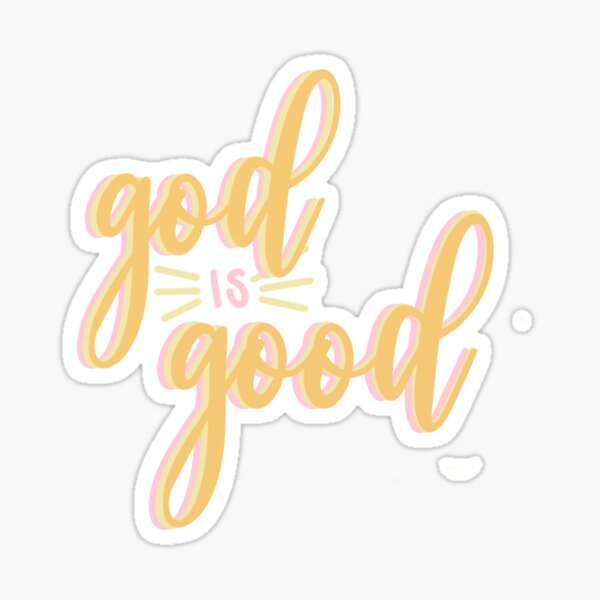 Item preview, Yellow God is good  designed and sold by b-kcreates.