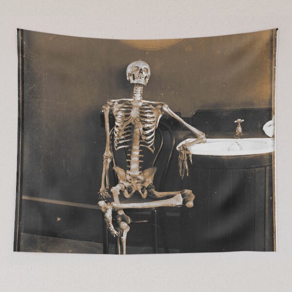 Item preview, Skeleton in Sepia Tone designed and sold by Well-Doggies.