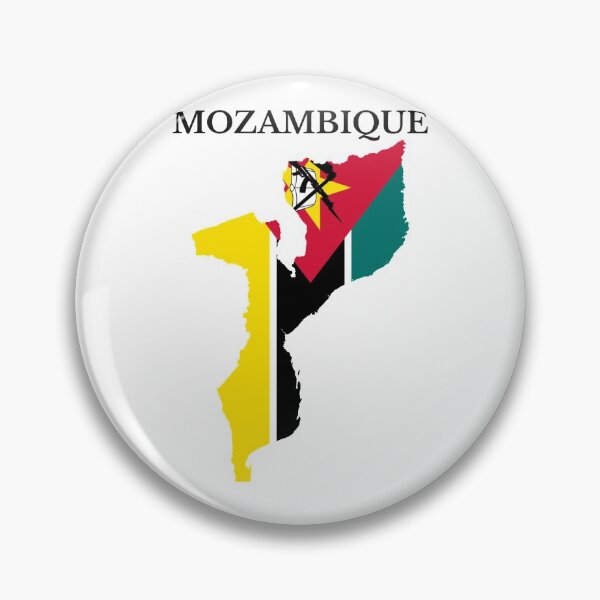 Item preview, Mozambique Map Flag designed and sold by marosharaf.
