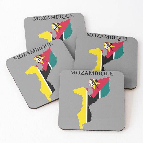 Item preview, Mozambique Map Flag designed and sold by marosharaf.