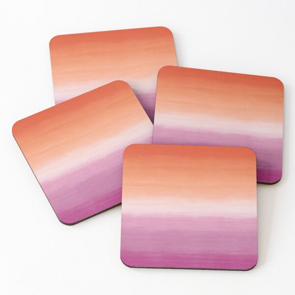 Item preview, blended sunset lesbian flag (orange and magenta) designed and sold by coolstories.