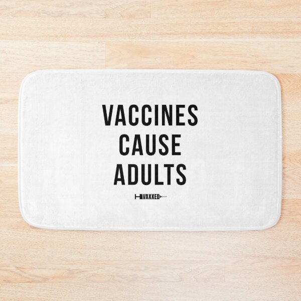 Item preview, Vaccines Cause Adults Black designed and sold by ShinsenMerch.