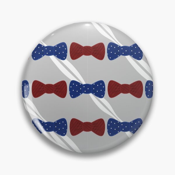 Item preview, Red and Blue Bowties - Grey Background designed and sold by murphydesigns.