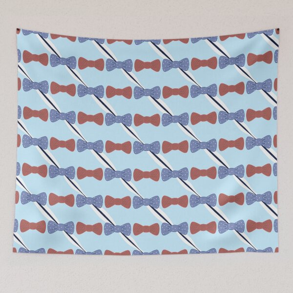 Item preview, Pastel Red and Blue Bowties  designed and sold by murphydesigns.