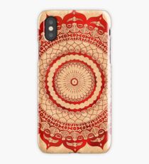 omulyana red mandala iPhone Case